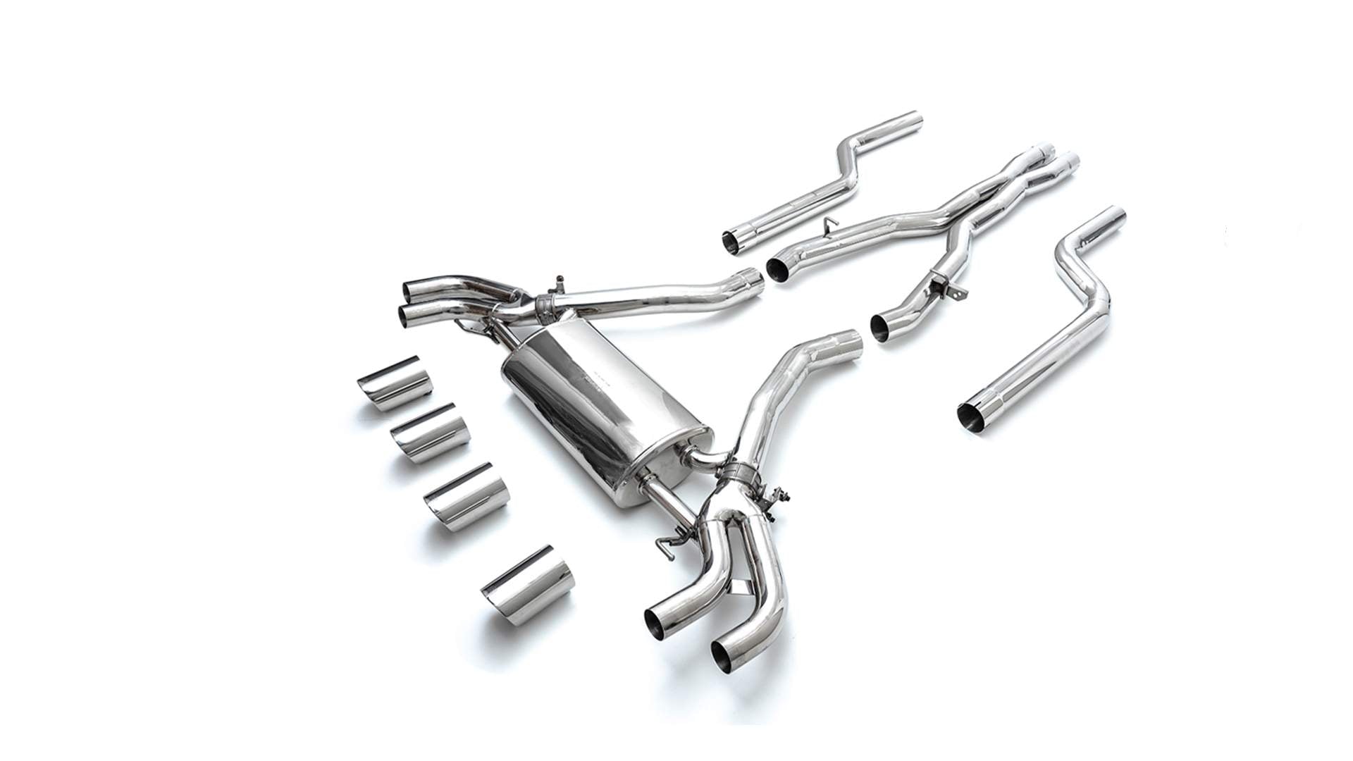 Armytrix exhaust system for BMW F96 X6M OPF (2020-Present) valvetronic exhaust system