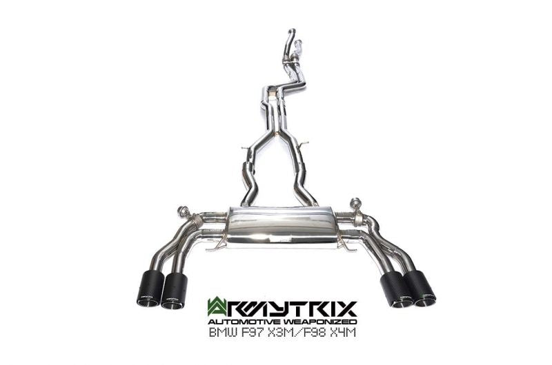 Armytrix exhaust system for BMW F97 X3M (2019-Present) valvetronic exhaust system