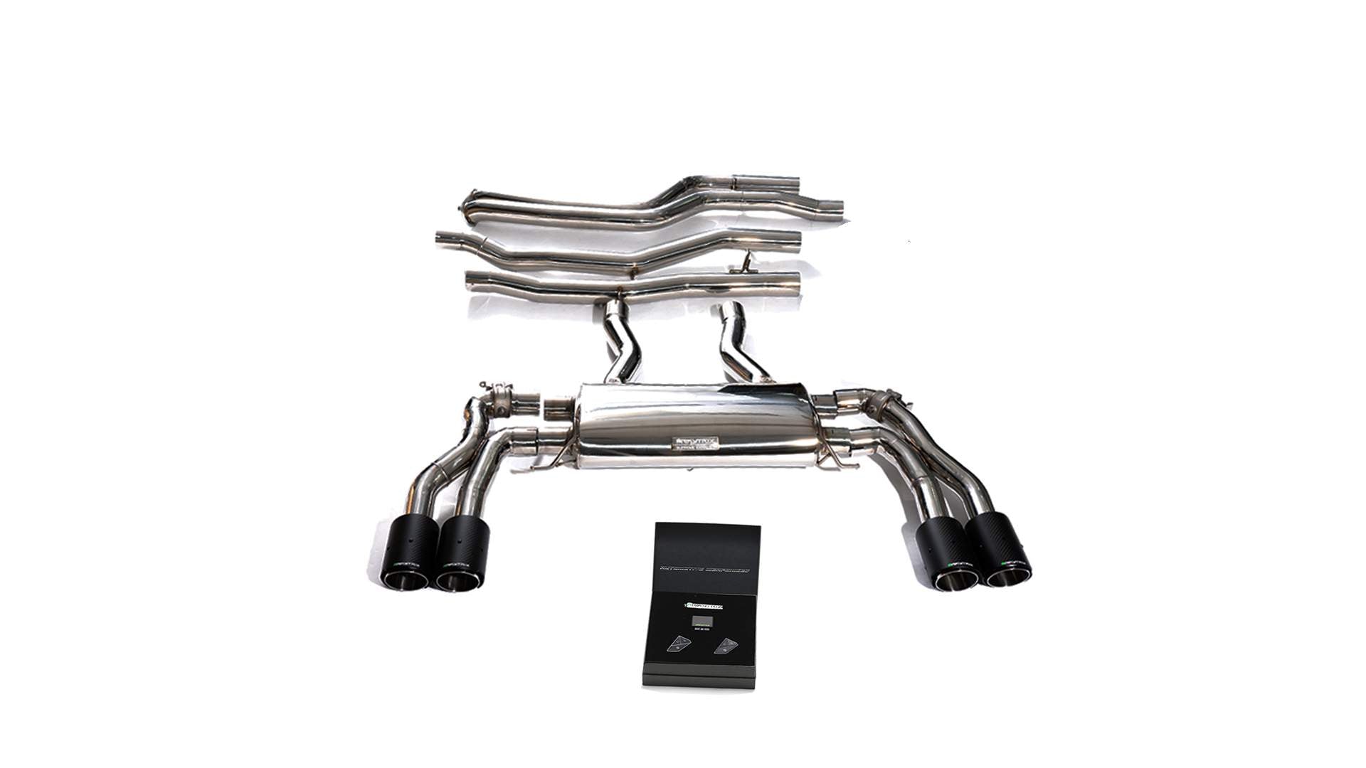 Armytrix exhaust system for BMW F98 X4M (2019-Present) valvetronic exhaust system