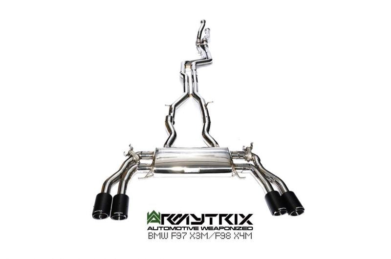 Armytrix exhaust system for BMW F98 X4M (2019-Present) valvetronic exhaust system