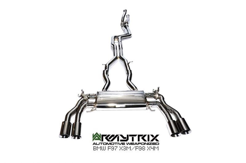 Armytrix exhaust system for BMW F97 X3M (2019-Present) valvetronic exhaust system
