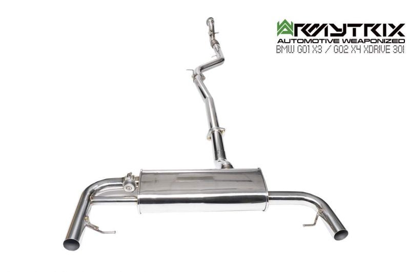 Armytrix exhaust system for BMW G02 X4 20i/30i xDrive OPF (2019-Present) valvetronic exhaust system