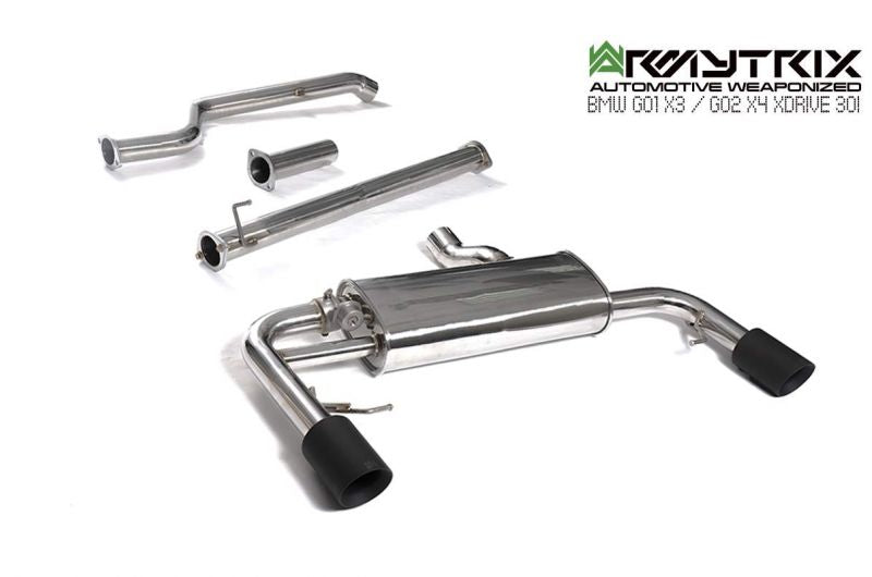 Armytrix exhaust system for BMW G02 X4 20i/30i xDrive Non-OPF (2019-Present) valvetronic exhaust system