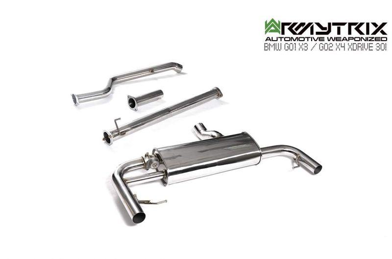 Armytrix exhaust system for BMW G02 X4 20i/30i xDrive Non-OPF (2019-Present) valvetronic exhaust system