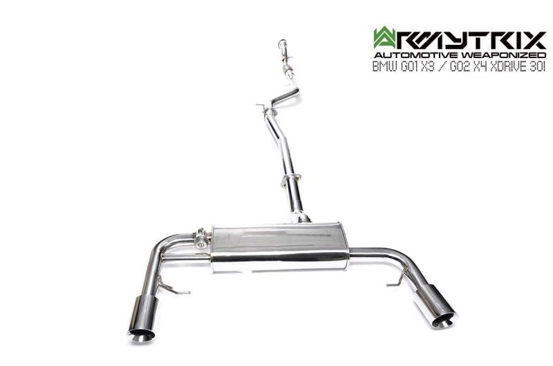 Armytrix exhaust system for BMW G02 X4 20i/30i xDrive Non-OPF (2019-Present) valvetronic exhaust system