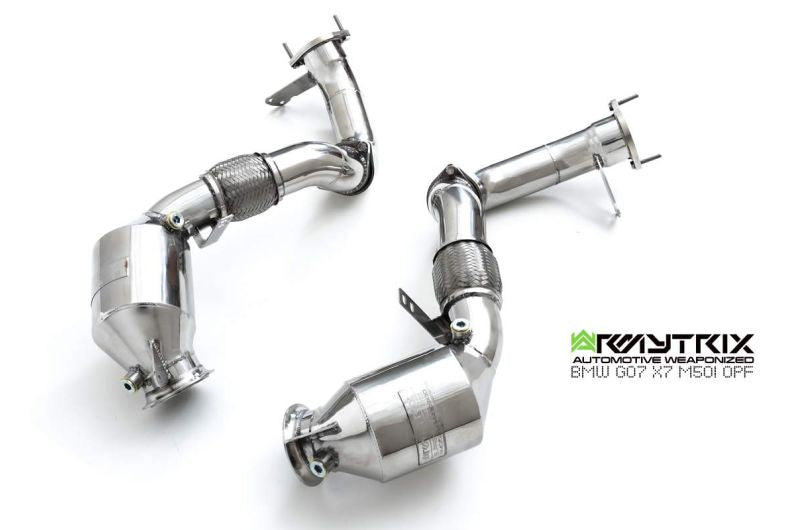 Armytrix exhaust system for BMW G07 X7 M50i OPF (2021-Present) valvetronic exhaust system