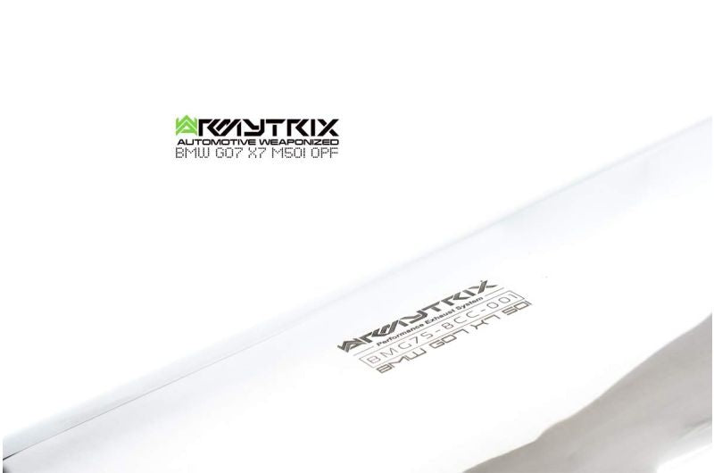 Armytrix exhaust system for BMW G07 X7 M50i OPF (2021-Present) valvetronic exhaust system