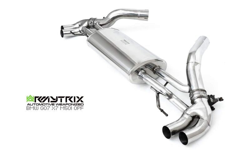 Armytrix exhaust system for BMW G07 X7 M50i OPF (2021-Present) valvetronic exhaust system