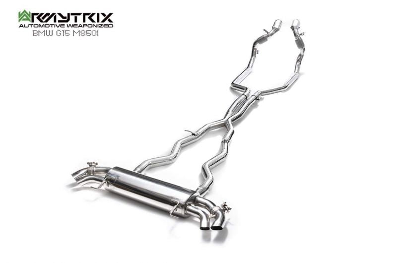 Armytrix exhaust system for BMW G14/G15 M850i xDrive (OE valve control)(Non-OPF) (2018-present) valvetronic exhaust system