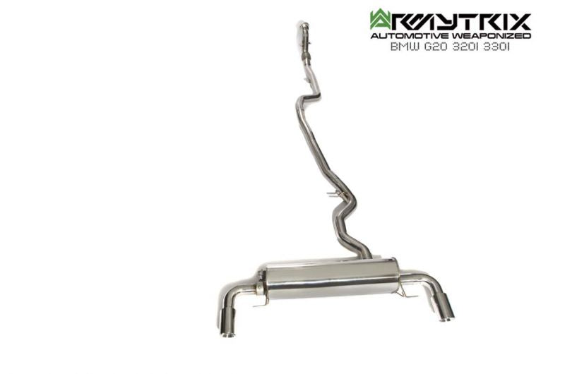 Exhaust system Armytrix BMW G20 320/330 B48 Non-OPF (2019-present) valvetronic exhaust system