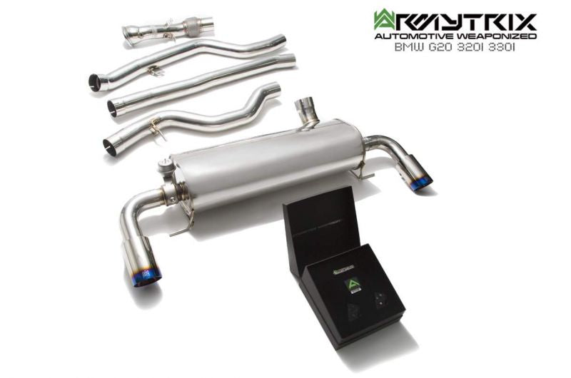 Exhaust system Armytrix BMW G20 320/330 B48 Non-OPF (2019-present) valvetronic exhaust system