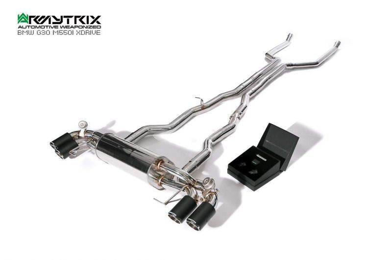 Armytrix exhaust system for BMW G30/G31 M550i xDrive (2017-present) valvetronic exhaust system