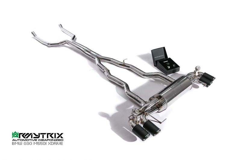 Armytrix exhaust system for BMW G30/G31 M550i xDrive (2017-present) valvetronic exhaust system