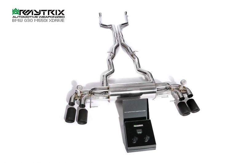 Armytrix exhaust system for BMW G30/G31 M550i xDrive (2017-present) valvetronic exhaust system