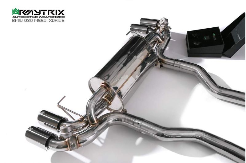 Armytrix exhaust system for BMW G30/G31 M550i xDrive (2017-present) valvetronic exhaust system