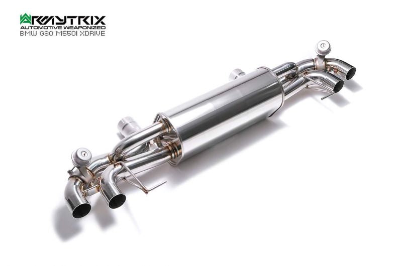 Armytrix exhaust system for BMW G30/G31 M550i xDrive (2017-present) valvetronic exhaust system