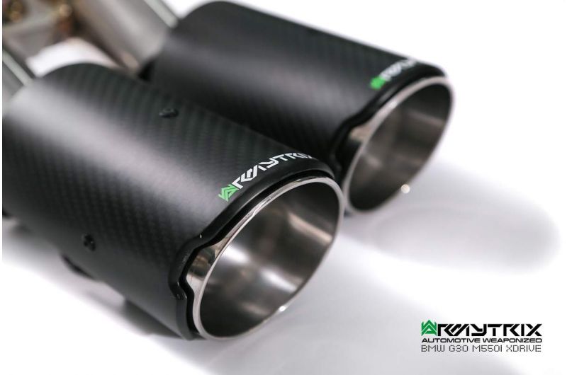Armytrix exhaust system for BMW G30/G31 M550i xDrive (2017-present) valvetronic exhaust system