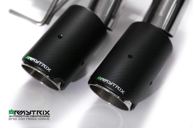Armytrix exhaust system for BMW G30/G31 M550i xDrive (2017-present) valvetronic exhaust system