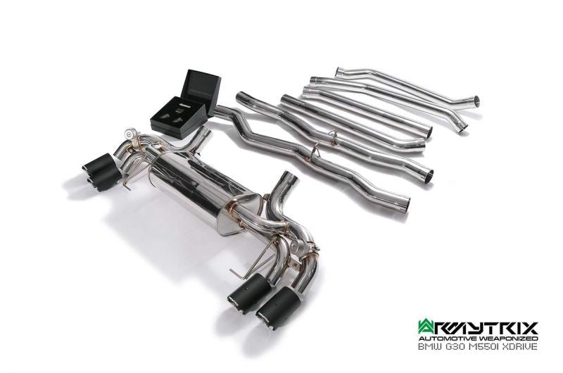 Armytrix exhaust system for BMW G30/G31 M550i xDrive (2017-present) valvetronic exhaust system