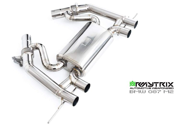 Armytrix exhaust system for BMW G87 M2 (2023-Present) valvetronic exhaust system