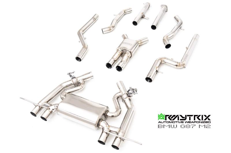 Armytrix exhaust system for BMW G87 M2 (2023-Present) valvetronic exhaust system
