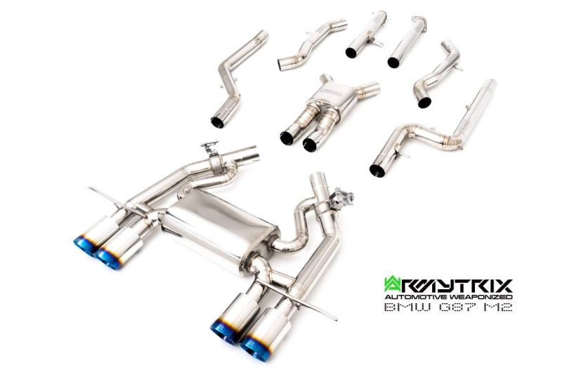 Armytrix exhaust system for BMW G87 M2 (2023-Present) valvetronic exhaust system