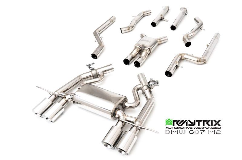 Armytrix exhaust system for BMW G87 M2 (2023-Present) valvetronic exhaust system