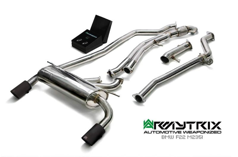 Armytrix exhaust system for BMW F22 M235i (2014-2015) valvetronic exhaust system