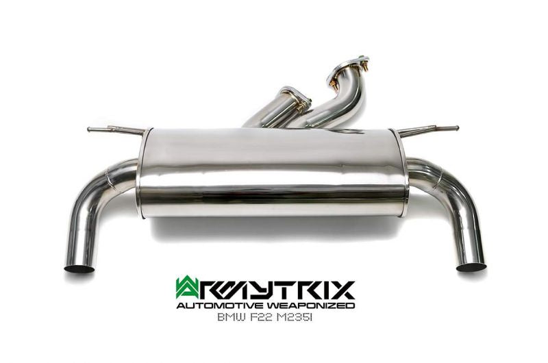 Armytrix exhaust system for BMW F22 M235i (2014-2015) valvetronic exhaust system