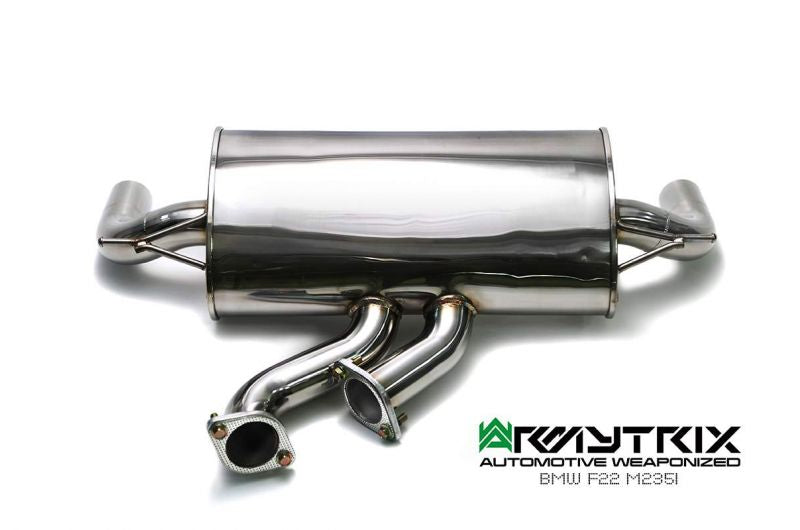 Armytrix exhaust system for BMW F22 M235i (2014-2015) valvetronic exhaust system