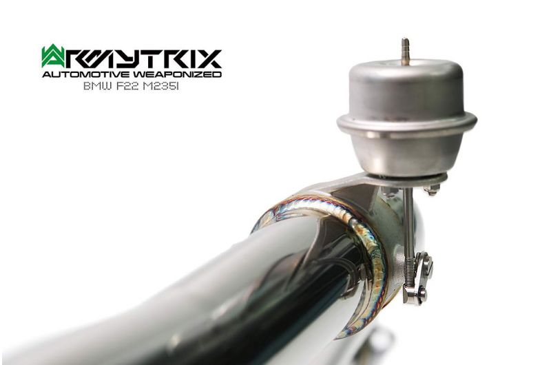 Armytrix exhaust system for BMW F22 M235i (2014-2015) valvetronic exhaust system