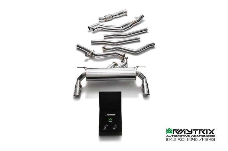 Armytrix exhaust system for BMW F22 M240i (B58B30) (2016-2019) valvetronic exhaust system