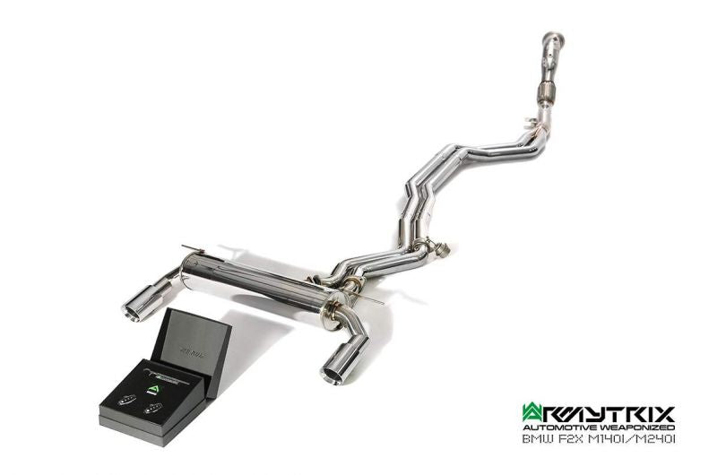 Armytrix exhaust system for BMW F22 M240i (B58B30) (2016-2019) valvetronic exhaust system
