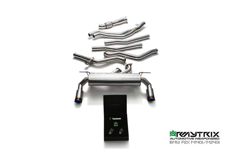Armytrix exhaust system for BMW F22 M240i (B58B30) (2016-2019) valvetronic exhaust system
