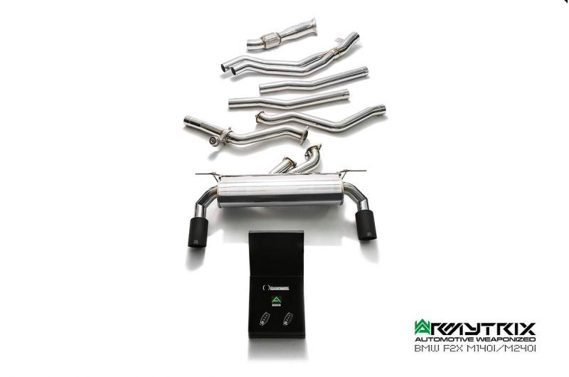 Armytrix exhaust system for BMW F22 M240i (B58B30) (2016-2019) valvetronic exhaust system