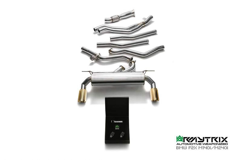 Armytrix exhaust system for BMW F22 M240i (B58B30) (2016-2019) valvetronic exhaust system