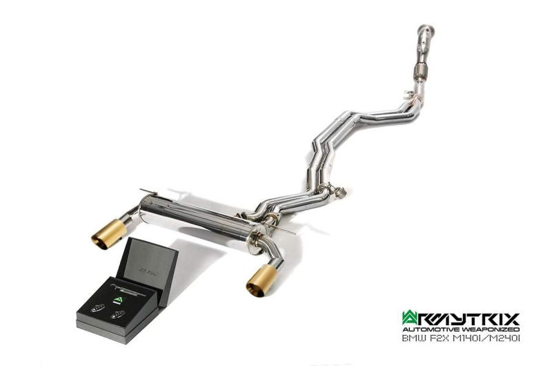 Armytrix exhaust system for BMW F22 M240i (B58B30) (2016-2019) valvetronic exhaust system