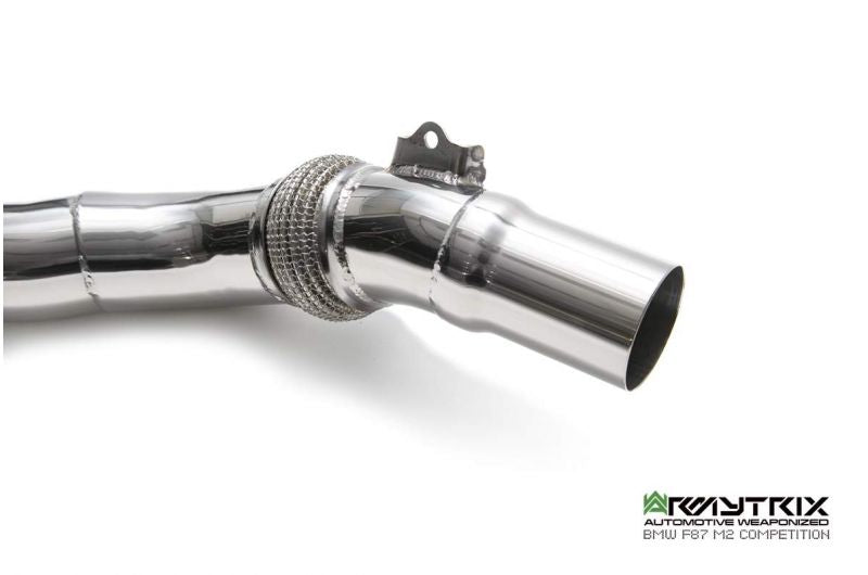 Armytrix exhaust system for BMW F87 M2 Competition (2019-2022) valvetronic exhaust system