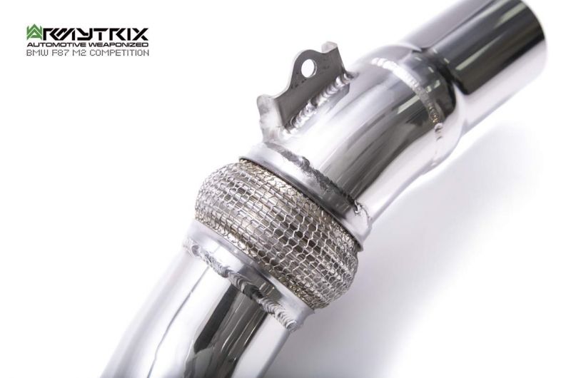 Armytrix exhaust system for BMW F87 M2 Competition (2019-2022) valvetronic exhaust system