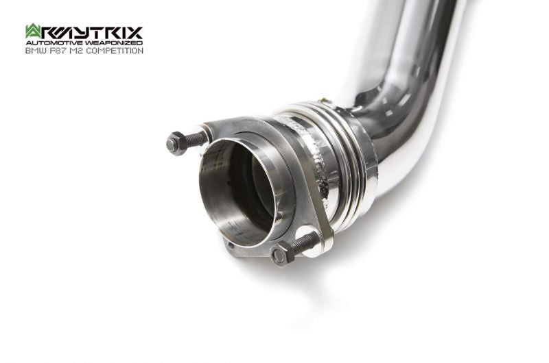 Armytrix exhaust system for BMW F87 M2 Competition (2019-2022) valvetronic exhaust system