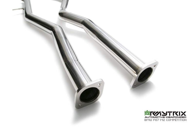 Armytrix exhaust system for BMW F87 M2 Competition (2019-2022) valvetronic exhaust system