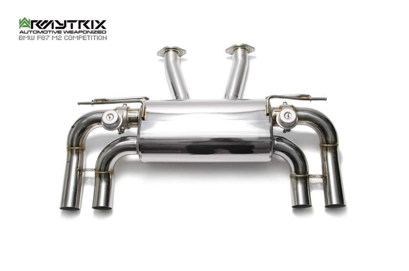 Armytrix exhaust system for BMW F87 M2 Competition (2019-2022) valvetronic exhaust system