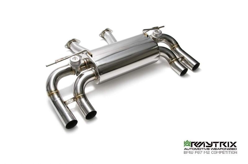 Armytrix exhaust system for BMW F87 M2 Competition (2019-2022) valvetronic exhaust system