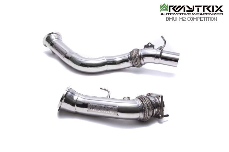 Armytrix exhaust system for BMW F87 M2 Competition (2019-2022) valvetronic exhaust system