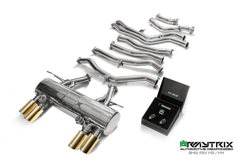Armytrix exhaust system for BMW F82 Coupe/F83 Convertible M4 (2014-2019) valvetronic exhaust system