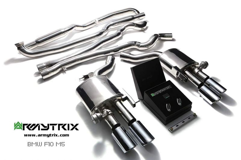 Armytrix exhaust system for BMW F10 M5 (2011-2016) valvetronic exhaust system