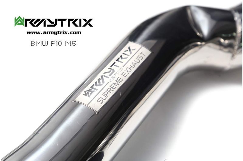 Armytrix exhaust system for BMW F10 M5 (2011-2016) valvetronic exhaust system