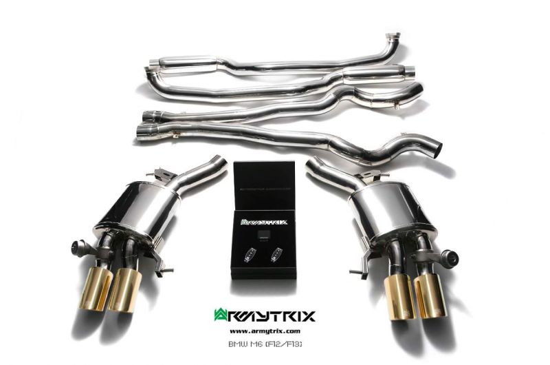 Armytrix exhaust system for BMW F12 F13 M6 (2012-2017) valvetronic exhaust system