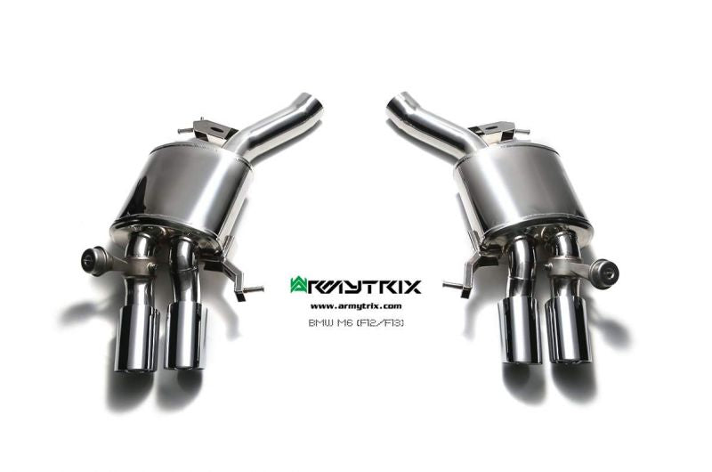 Armytrix exhaust system for BMW F12 F13 M6 (2012-2017) valvetronic exhaust system