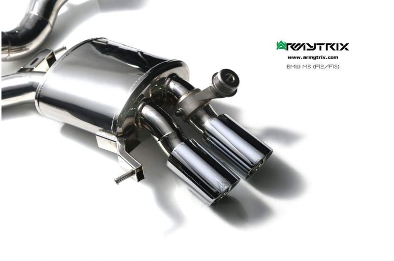 Armytrix exhaust system for BMW F12 F13 M6 (2012-2017) valvetronic exhaust system
